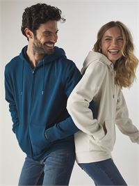 FELPA CON CAPPUCCIO UNISEX ORGANICA